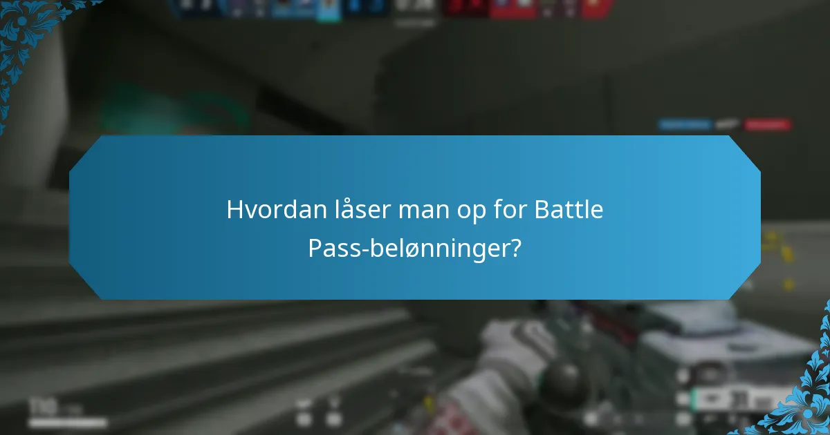 Hvordan låser man op for Battle Pass-belønninger?